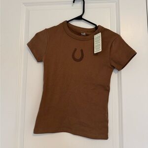 Twik Brown Organic Cotton Top